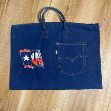 Vintage Levis San Antonio Pocket Denim Tote All C… - image 1