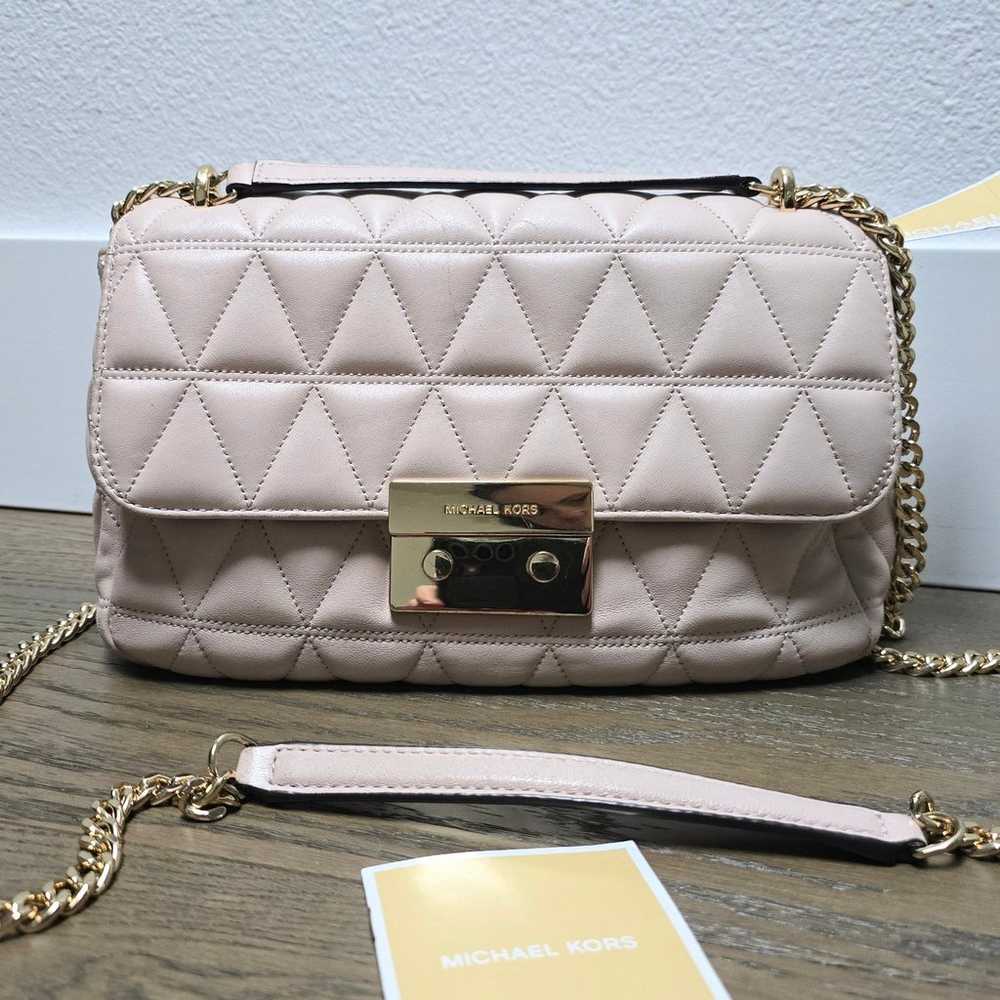 Michael Kors Sloan Large Quilted Chain Convertibl… - image 4