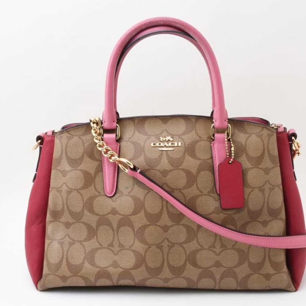 COACH F31169 Signature Handbag PVC for Women - image 1