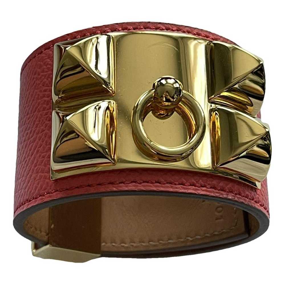 Hermès Collier de chien leather bracelet - image 1