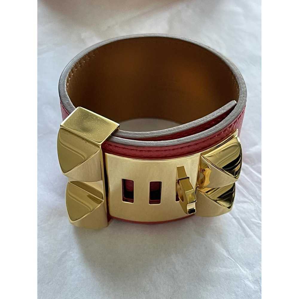 Hermès Collier de chien leather bracelet - image 3