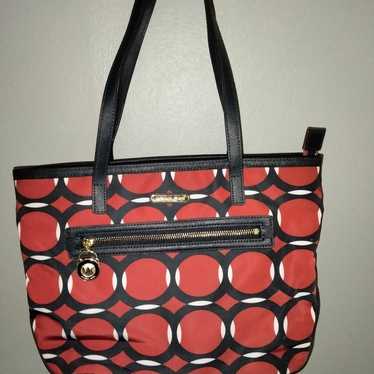 Michael Kors Red and Blue Handbag