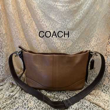 COACH LEATHER LEATHER SHOULDER BAG