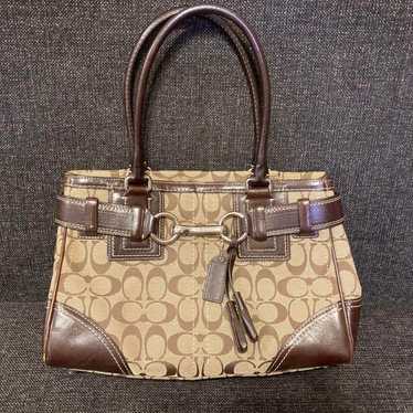 COACH Tote Bag Beige/Brown