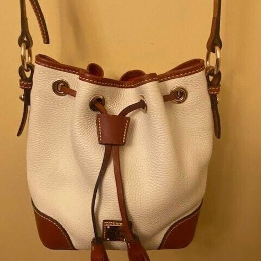 DOONEY & BOURKE Draw string Saffiano Leather Buck… - image 12