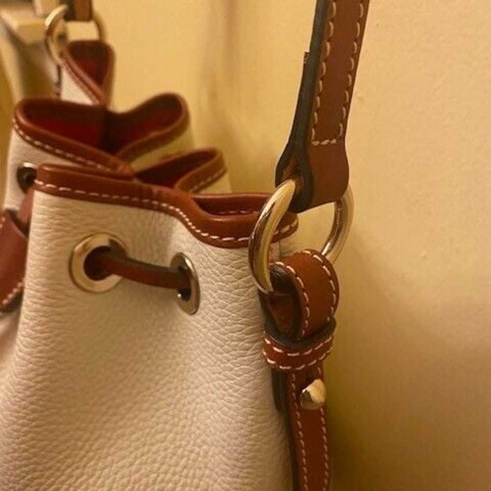 DOONEY & BOURKE Draw string Saffiano Leather Buck… - image 3