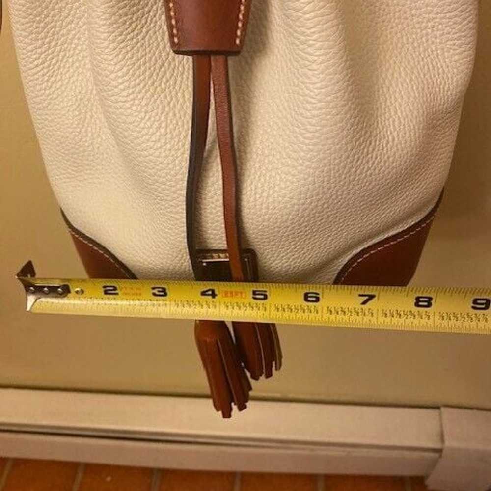 DOONEY & BOURKE Draw string Saffiano Leather Buck… - image 8