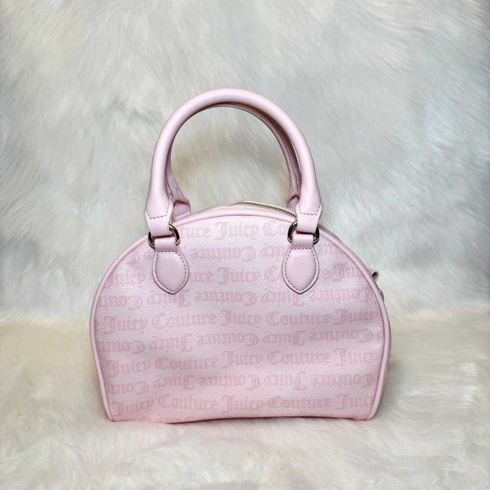 Juicy Couture Pink Monogram Bowler Bag HARD TO FI… - image 4