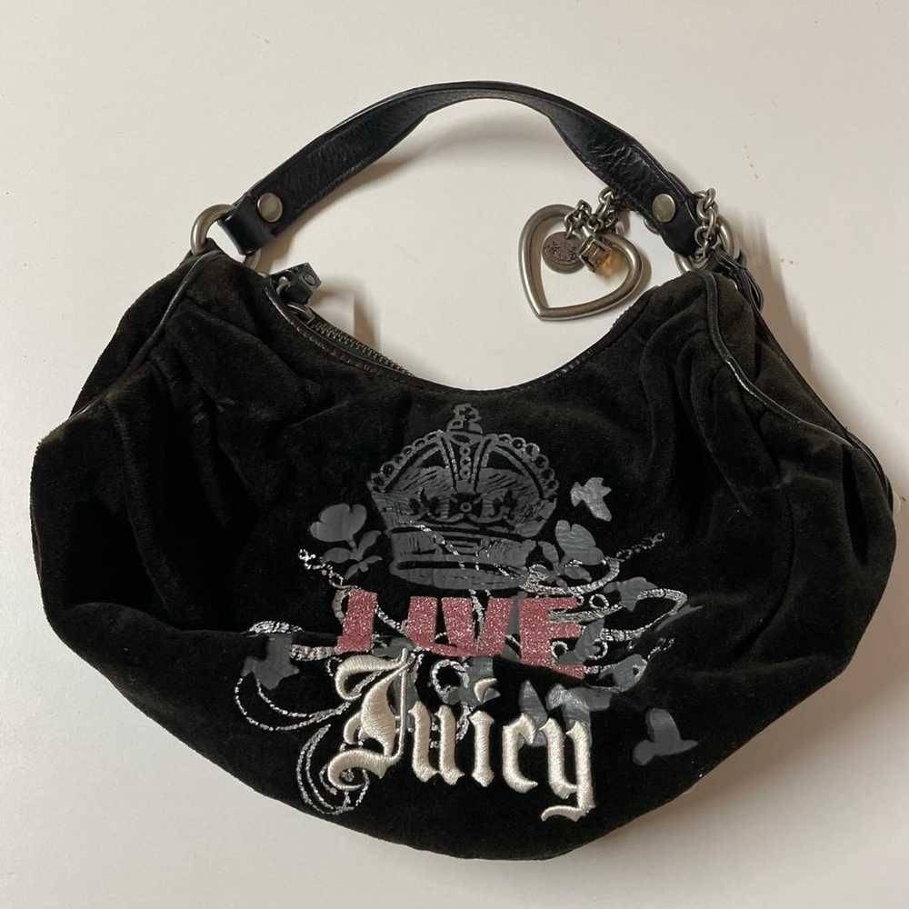 Juicy Couture Y2K “Live For Juicy” Very Rare! Bla… - image 2