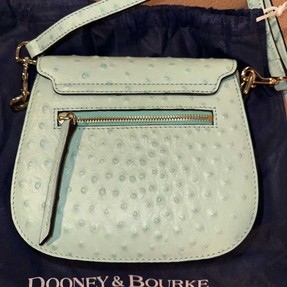 Dooney & Bourke Mint Green Leather Crossbody Smal… - image 5