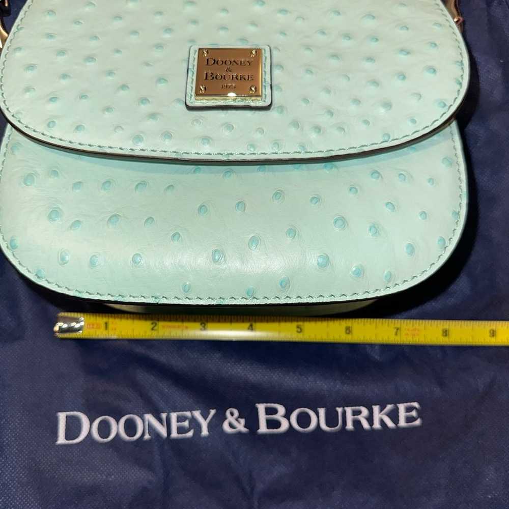 Dooney & Bourke Mint Green Leather Crossbody Smal… - image 6