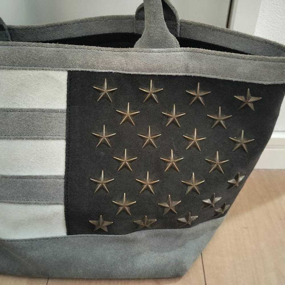 Ron Herman Suede Tote Bag with Studs and Stars an… - image 3