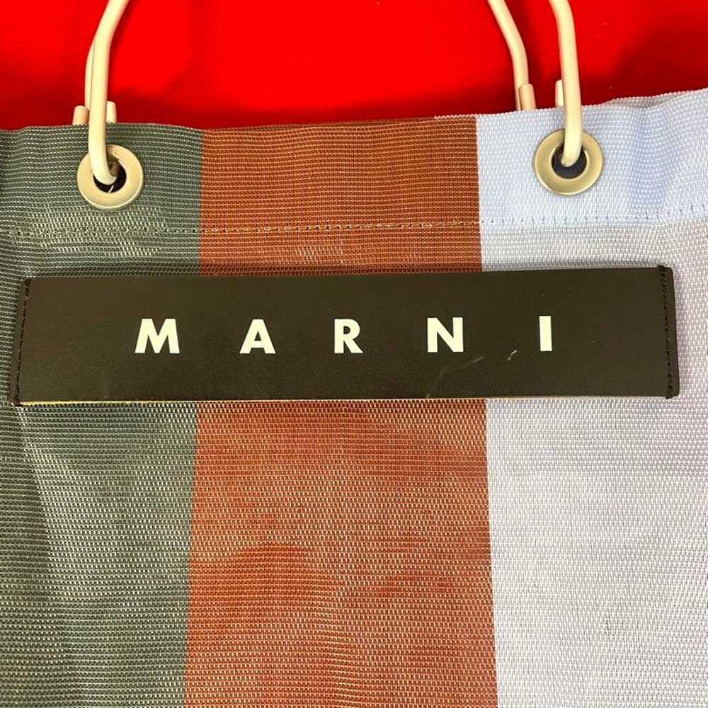 MARNI Multicolor Stripe Tote Bag - image 3