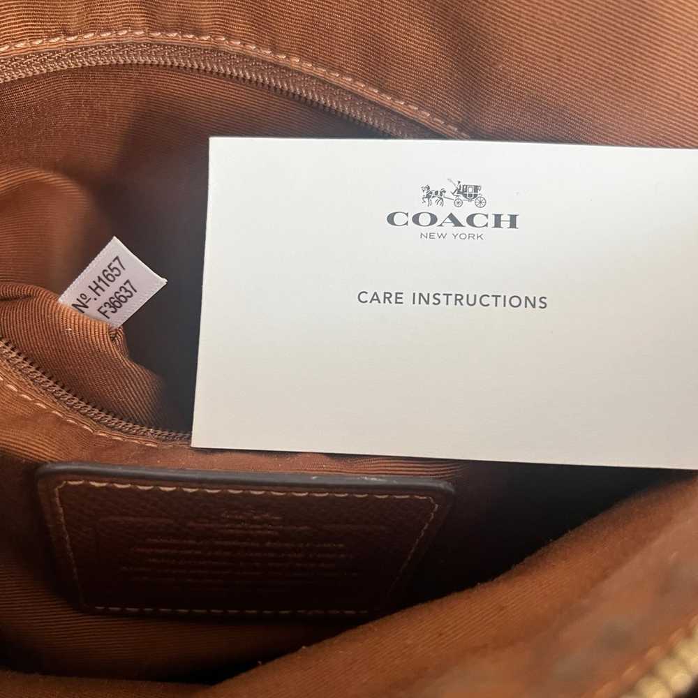 COACH Christie Crossgrain Leather Carryall Handba… - image 7