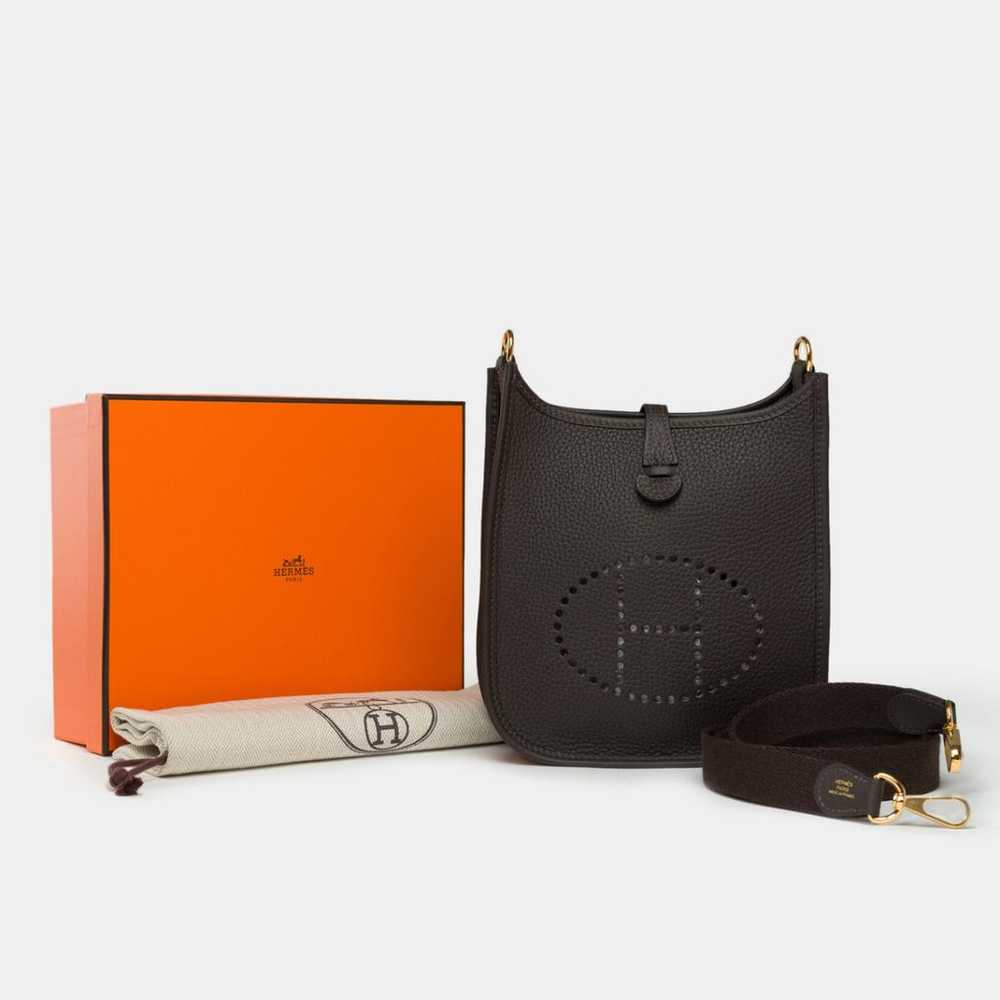 Hermès Mini Evelyne leather crossbody bag - image 2