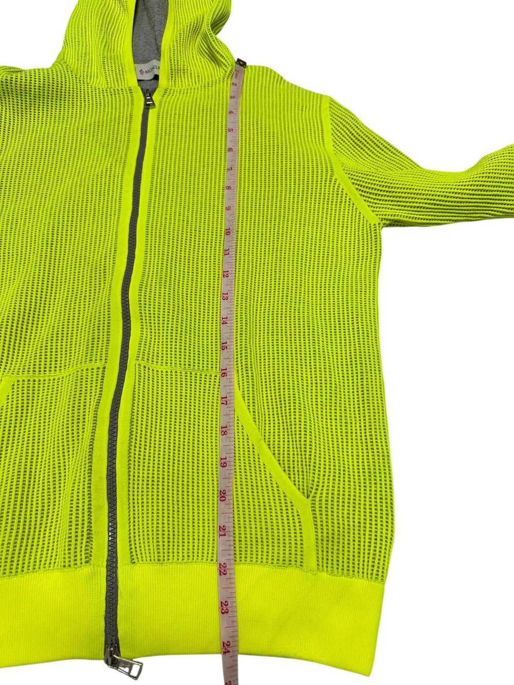 Moncler Moncler | Neon Green Maglia Tricot Cardig… - image 11