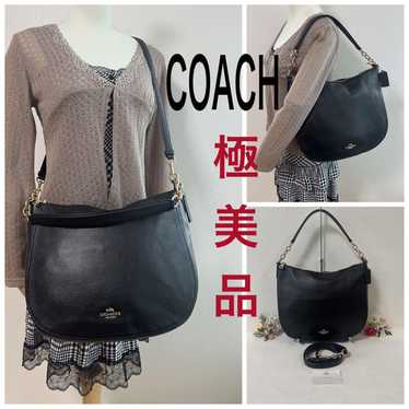 【Brand New Condition】COACH Shoulder Bag 2WAY Black