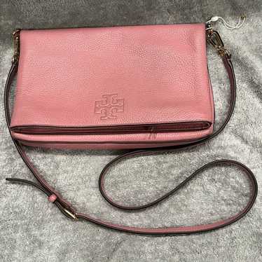 Tory Burch Thea mini crossbody in pink leather