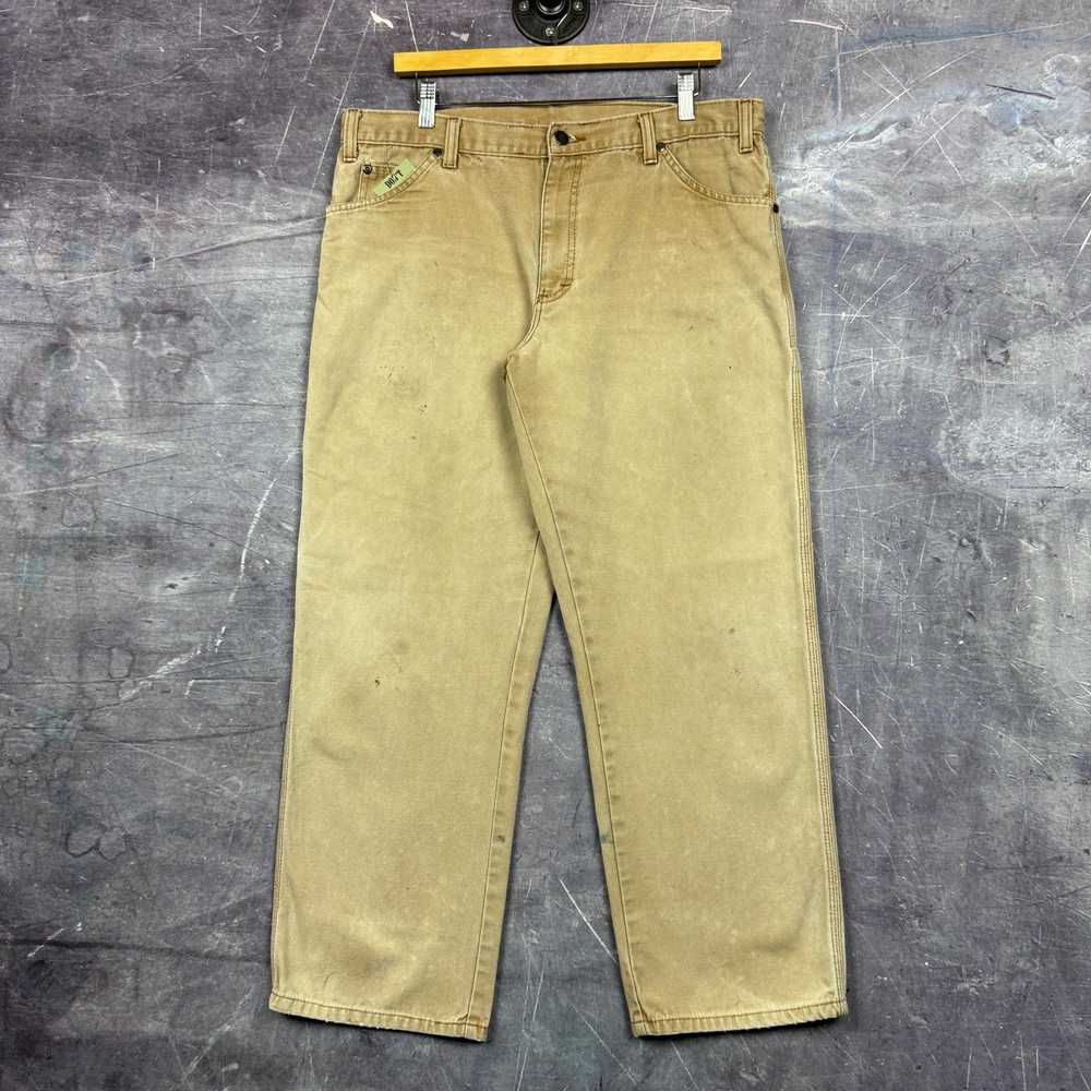 Dickies × Streetwear × Vintage 00s Tan Brown Dick… - image 1