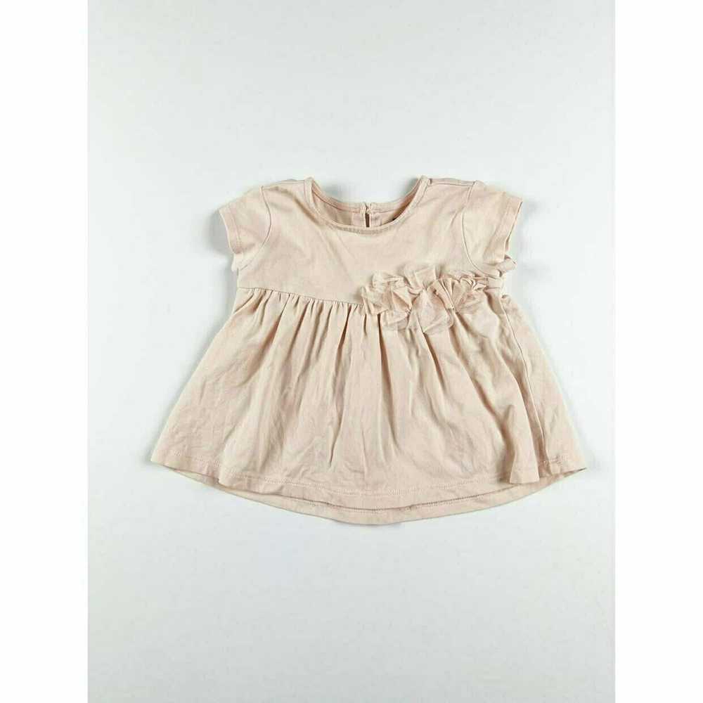 Tea Collection Pink Floral Tunic Top 9-12 Months - image 2