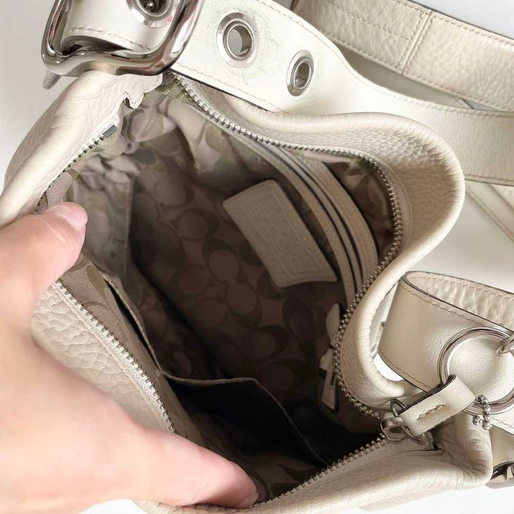 Genuine leather ❤︎ Still usable COACH 2-way shoul… - image 5