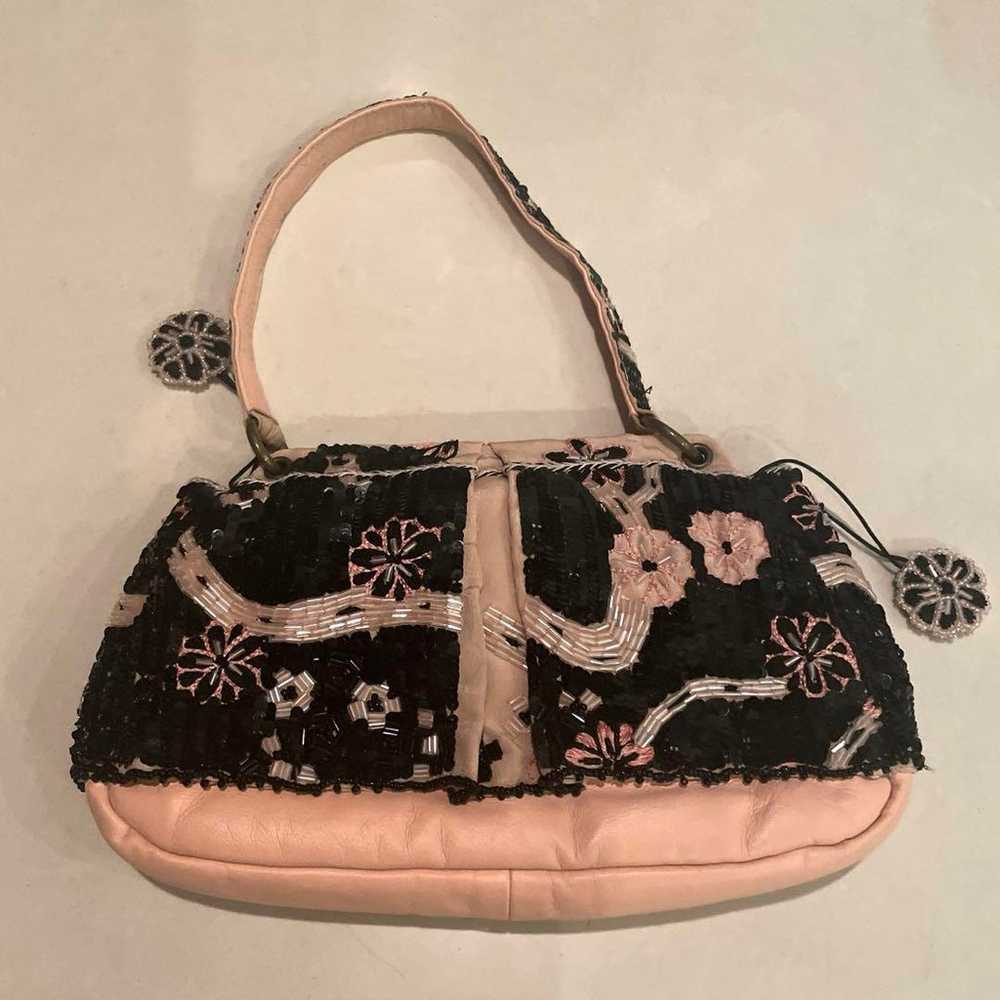 Jaman Puech beaded flower-pattern bag - excellent… - image 1