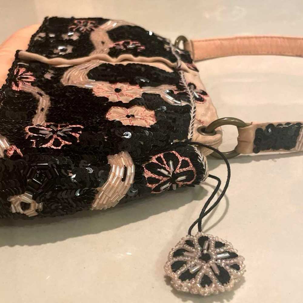 Jaman Puech beaded flower-pattern bag - excellent… - image 2