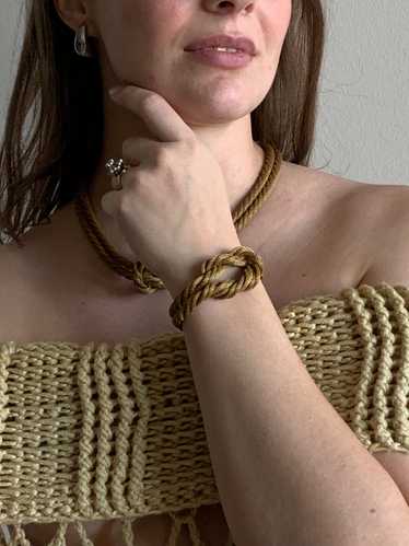 Sarah Cavender gold knotted set - image 1