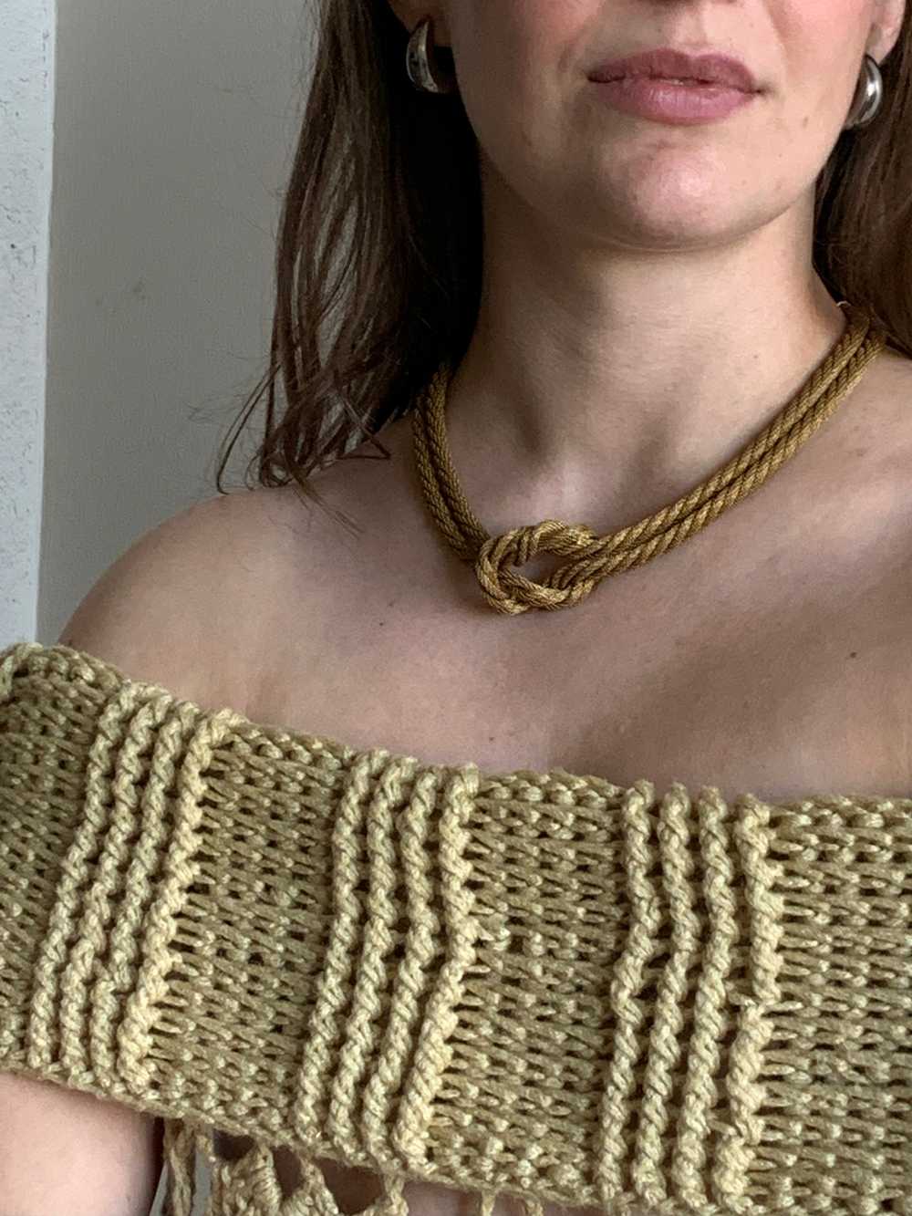 Sarah Cavender gold knotted set - image 5