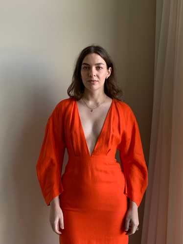 Mara Hoffman orange maxi dress