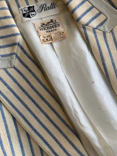 Vintage Hermès striped blazer