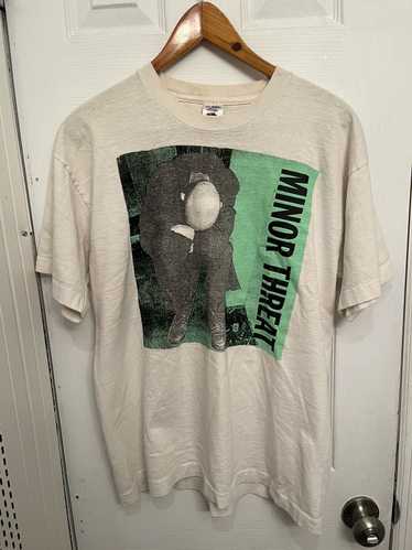 Band Tees × Vintage vintage 1980s minor threat shi