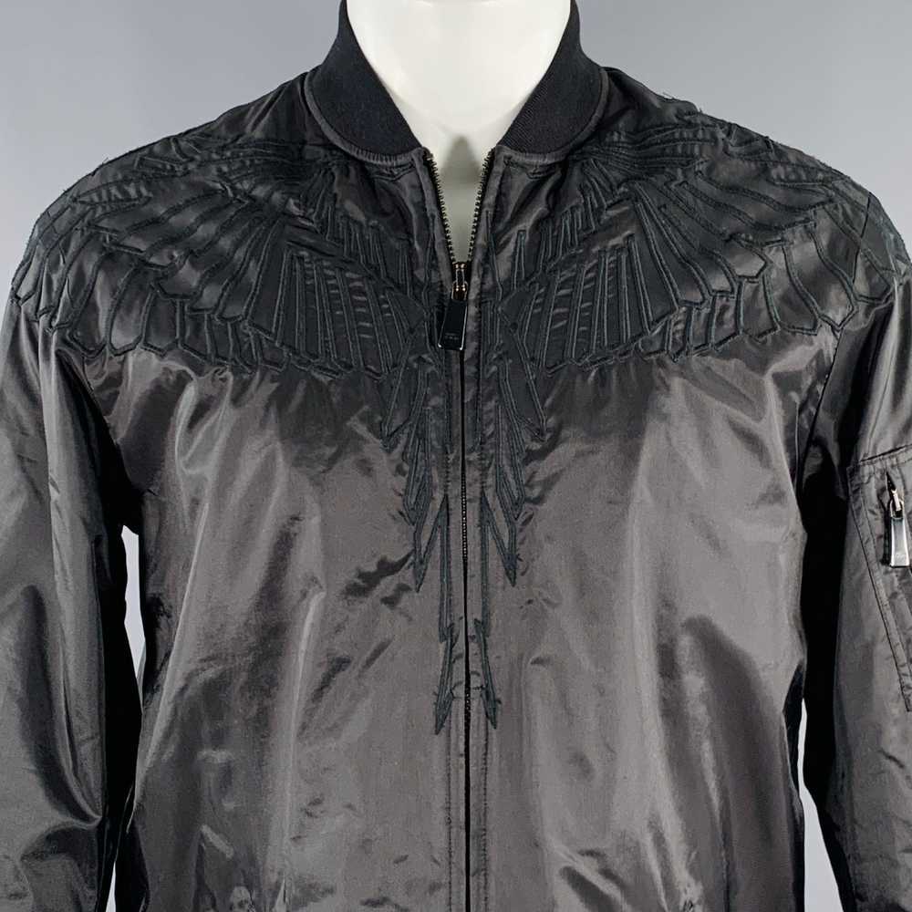 Marcelo Burlon Black Embroidery Polyamide Blend Z… - image 2