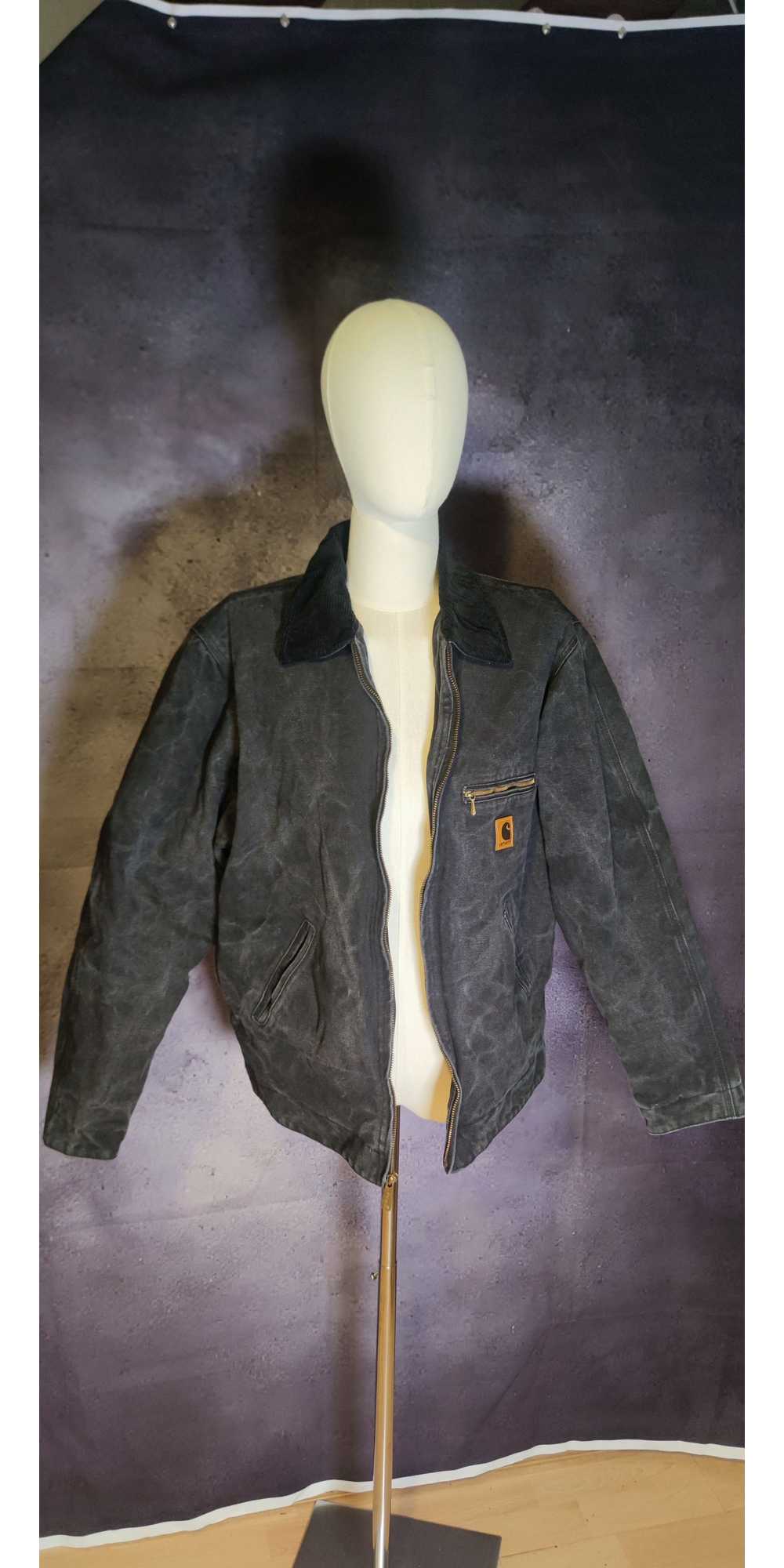 Carhartt Carhartt denim jacket size m reworked vi… - image 2