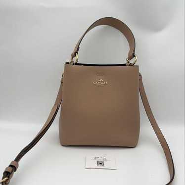 Coach Shoulder Bag 2-way Handbag 1011 Beige - image 1