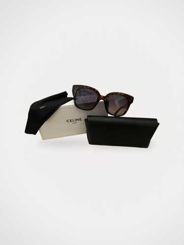 Celine Céline New Audrey Tortoise Shell Sunglasses