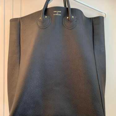 YOUNG&OLSEN Leather Tote Bag Black L Size - image 1