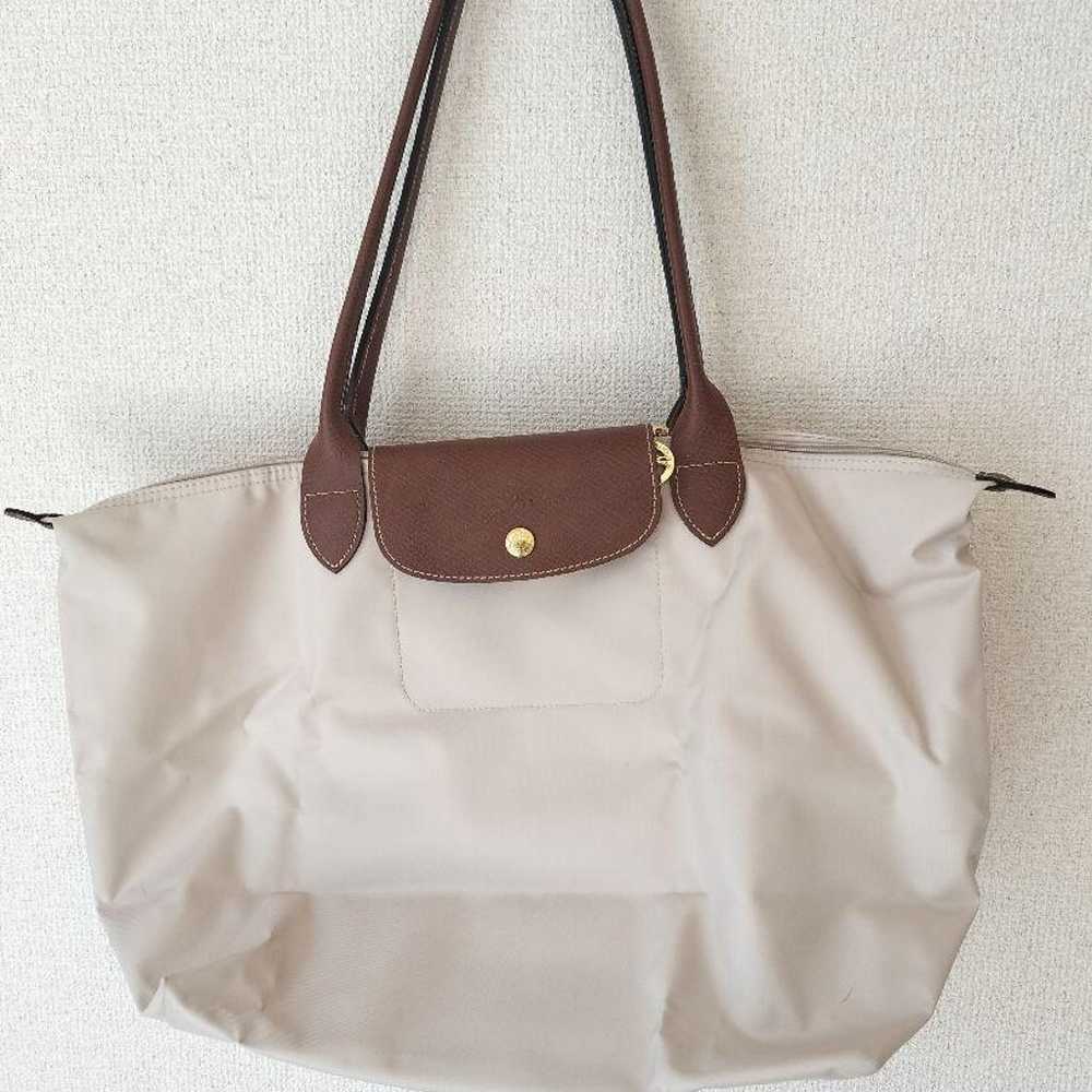 Longchamp Tote Bag Beige L - image 1