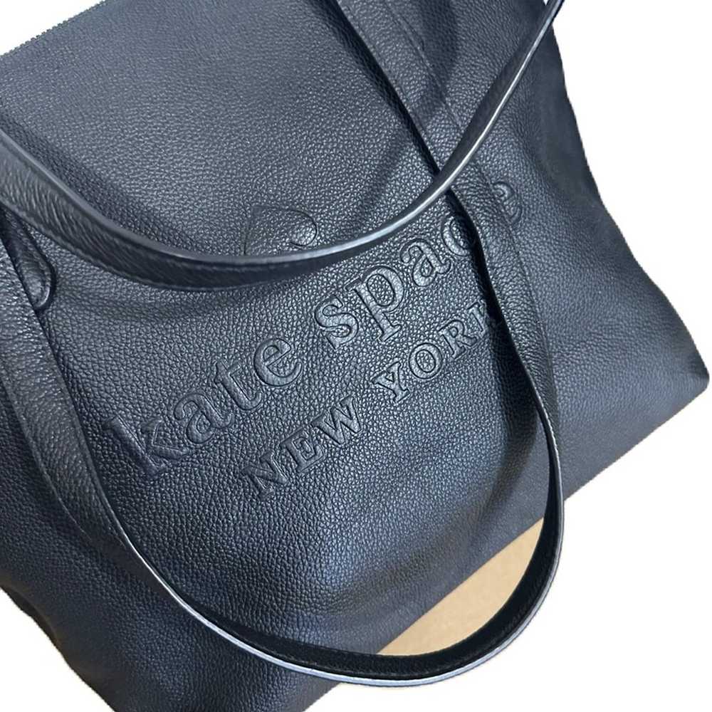 Like new Kate Spade Signature Logo Penny Leather … - image 3