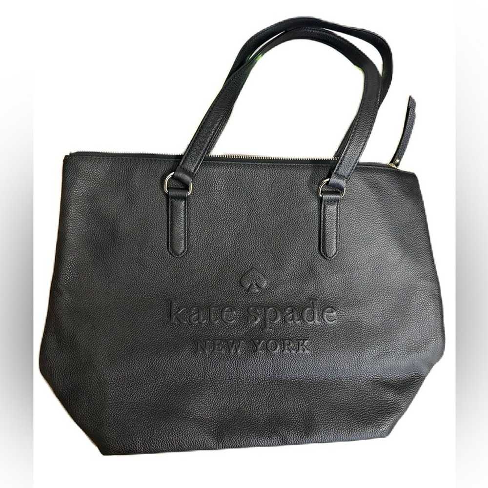 Like new Kate Spade Signature Logo Penny Leather … - image 4