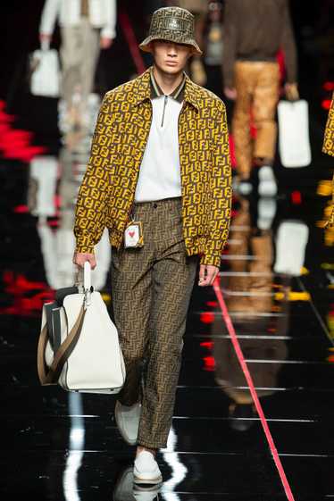 Fendi Fendi - S/S 19 - Reversible Zucca-Print Blou