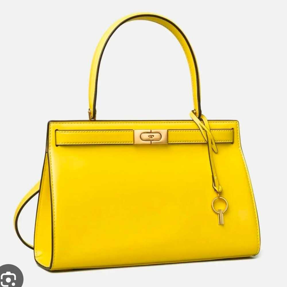 tory burch lee radziwill small bag yellow - image 11