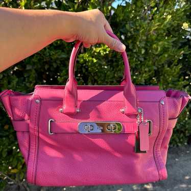 Coach pink crossbody bag