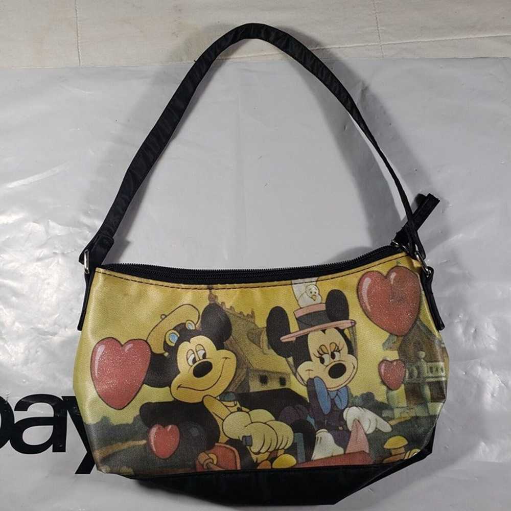 Vintage 11/2011 Minnie and Mickey purse bag small… - image 1