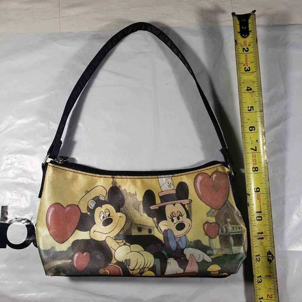 Vintage 11/2011 Minnie and Mickey purse bag small… - image 7