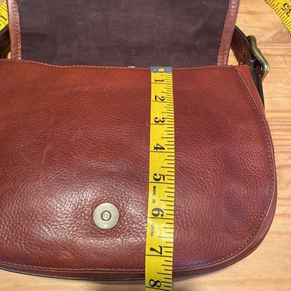 VINTAGE  POLO RALPH LAUREN LEATHER CROSSBODY BAG! - image 5