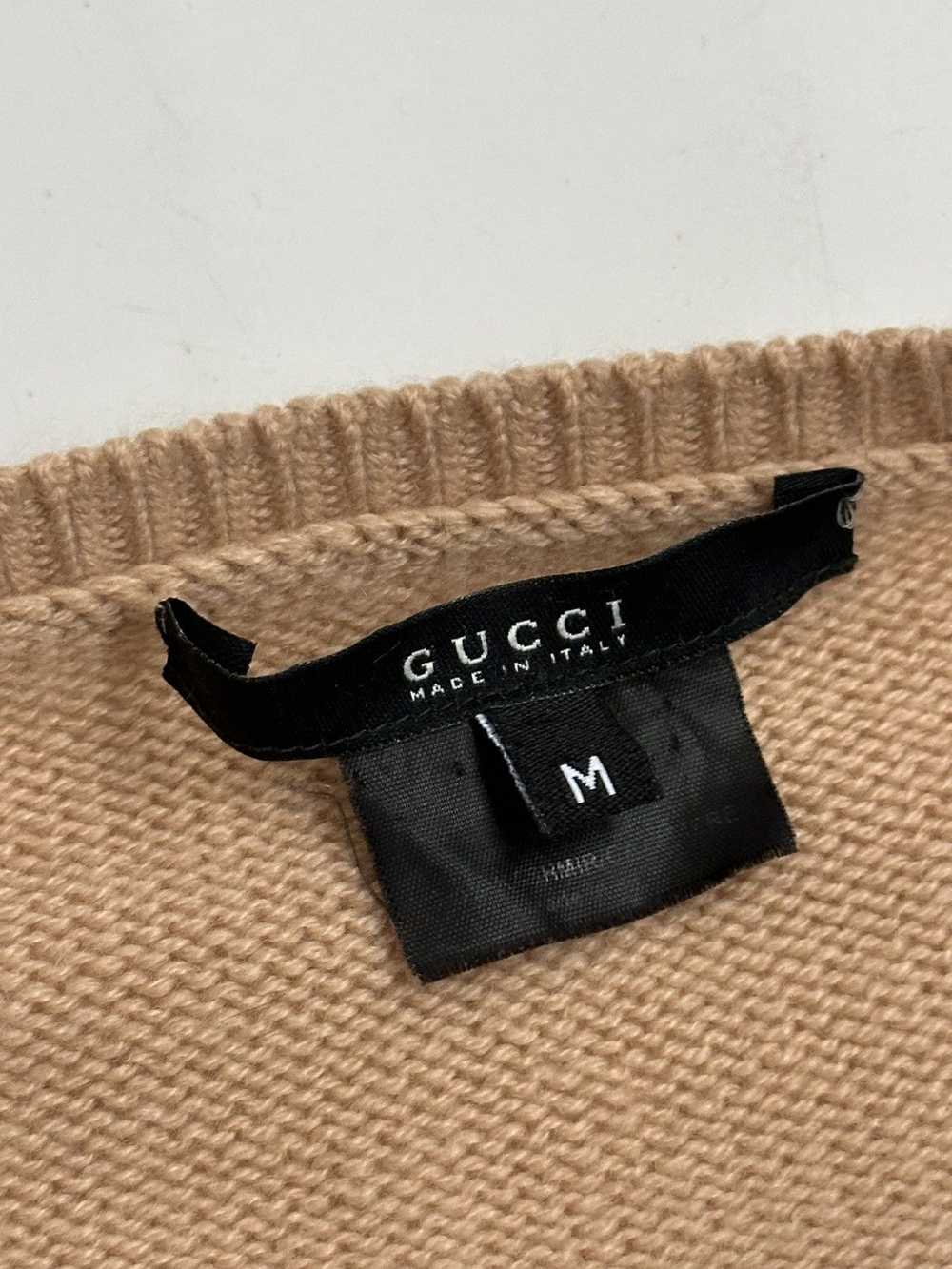 Gucci × Tom Ford × Vintage GUCCI FW01 Cashmere Pe… - image 6