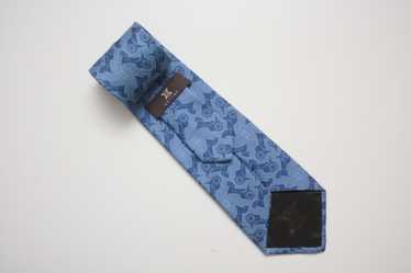 Celine Celine Navy Blue Silk Tie Made In Italy - image 1