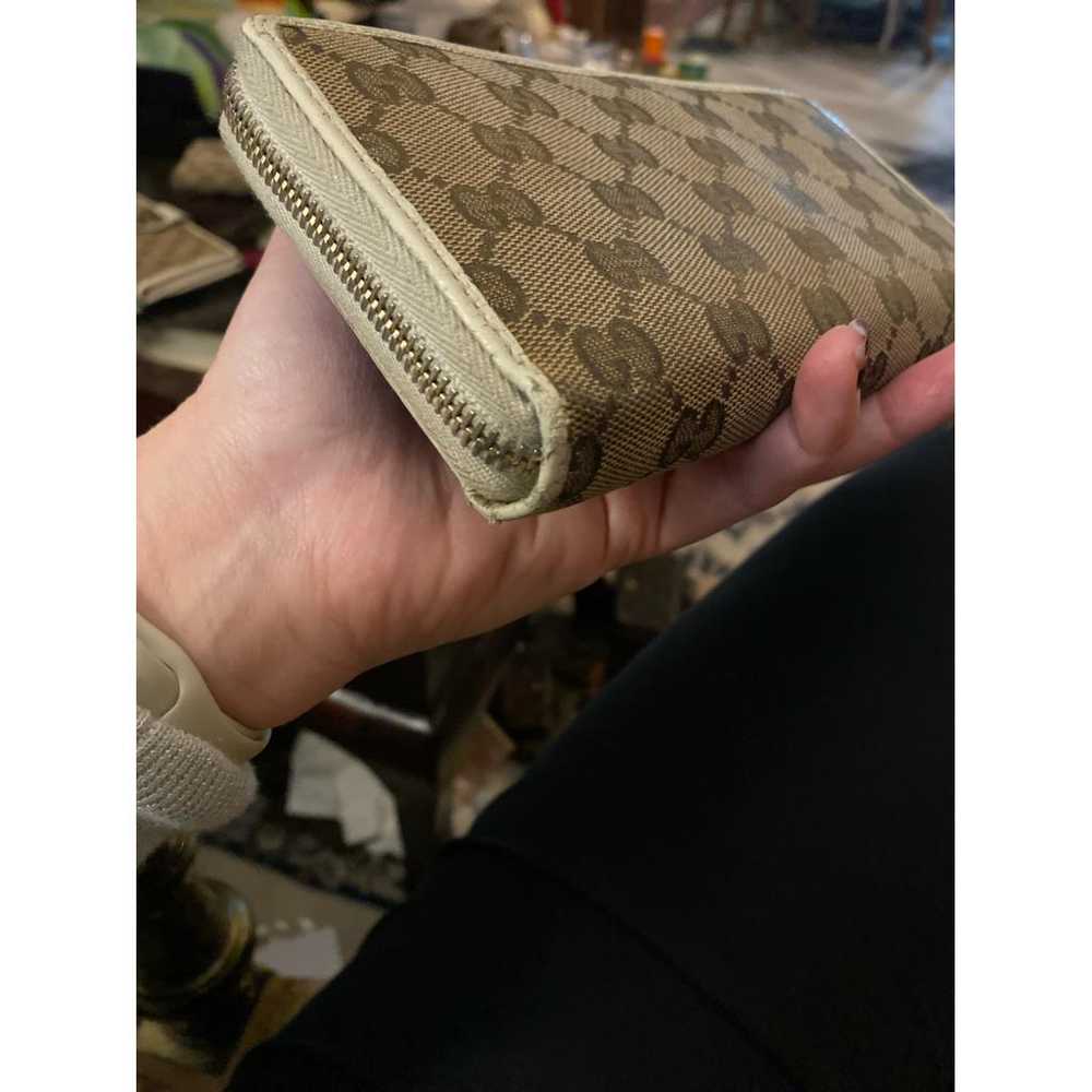 Gucci Continental cloth wallet - image 8