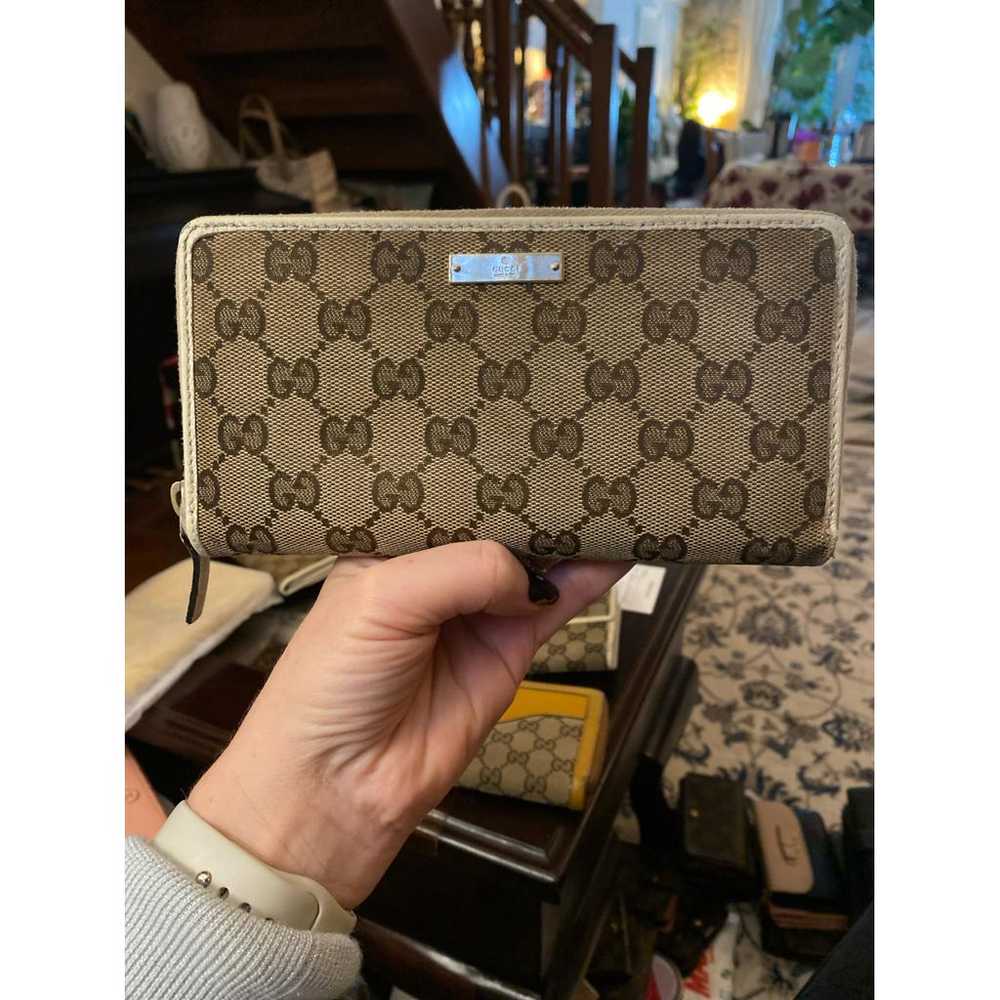 Gucci Continental cloth wallet - image 9